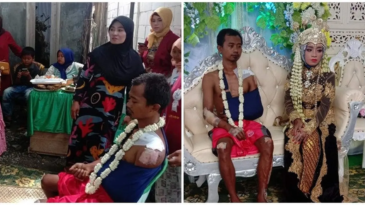 Viral Mempelai Pria Penuh Luka Jalani Pernikahan, Netizen Ingatkan Nasihat Orang Tua