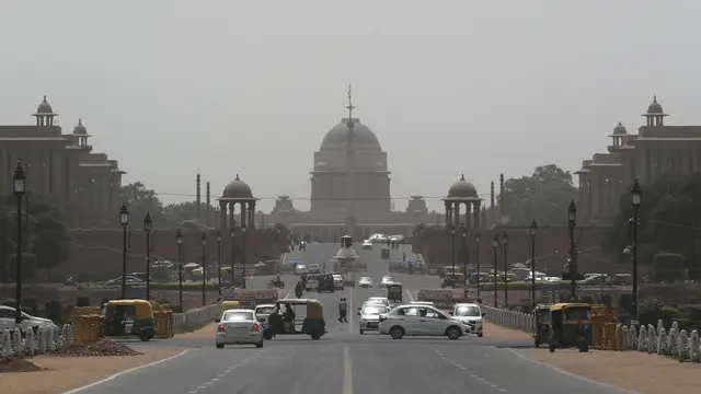 Polusi udara akut menggelayuti langit ibu kota India, New Delhi (AP/Manish Swarup)