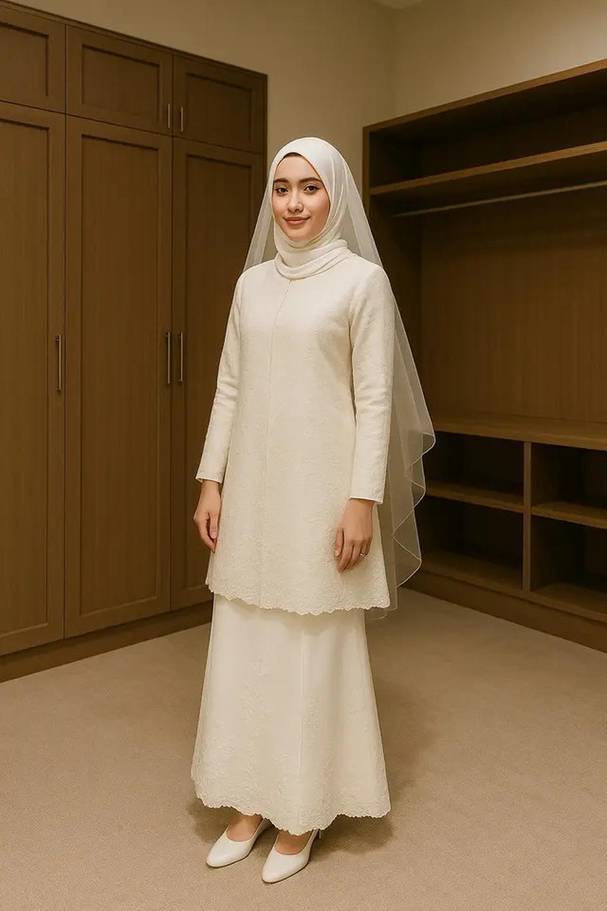 7 Kebaya Pernikahan Sederhana tapi Elegan Berhijab