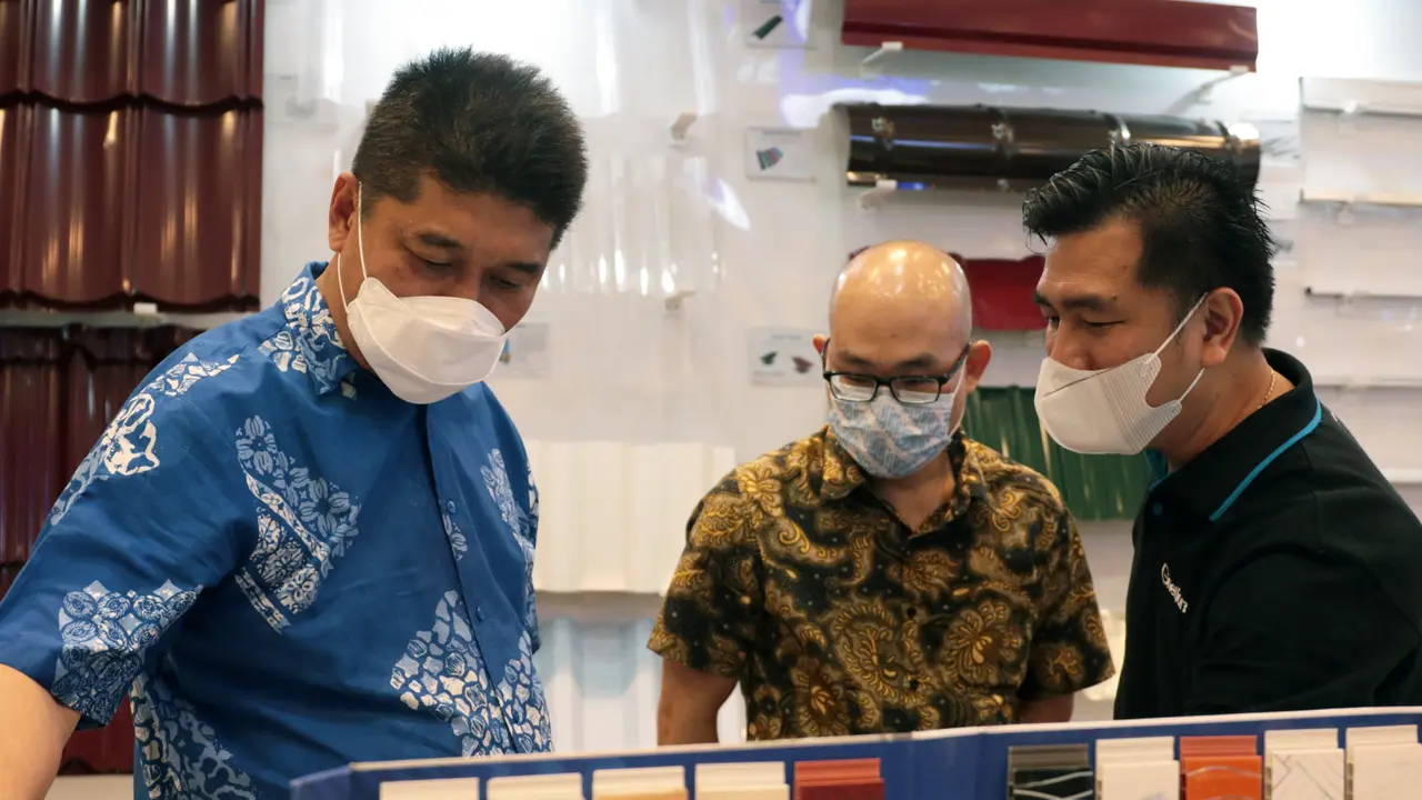 Suasana IndoBuildTech 2022