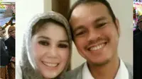 Wina Lia dan suaminya di Yogyakarta. (Liputan6.com/Fathi Mahmud)