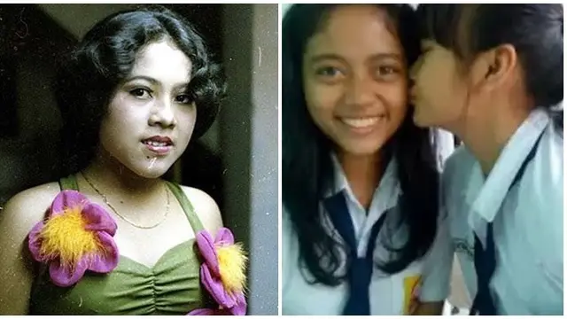 6 Beda Pesona Pelawak Nunung Muda dan Rachel Vennya Remaja, Disebut Mirip