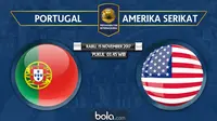 Persahabatan Internasional_Portugal Vs Amerika Serikat (Bola.com/Adreanus Titus)