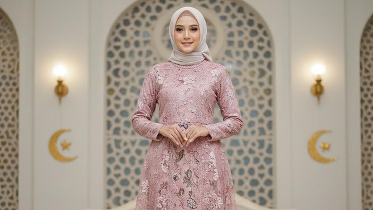 7 Warna Gamis Batik Brokat yang Diprediksi Hits untuk Ramadan 2026: Dusty Lilac hingga Sage
