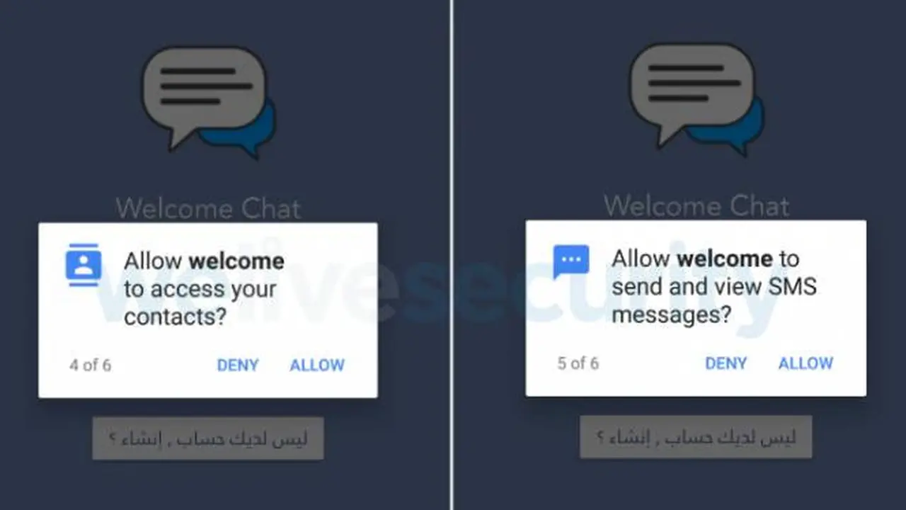 Ilustrasi Aplikasi Chatting. Dok: welivesecurity.com