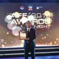 Pemain Timnas Indonesia dan Persija Jakarta, Riko Simanjuntak, saat hadir dalam malam AFF Awards 2019 di Hanoi, Vietnam, Jumat (8/11/2019). Riko masuk dalam AFF Best XI in the AFF Suzuki Cup 2018. (Dok. Persija)