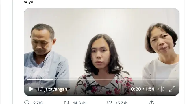 Klarifikasi dugaan pelecahan seksual yang dilakukan Gofar Hilman. (Foto: Dok. Twitter @quweenjojo)