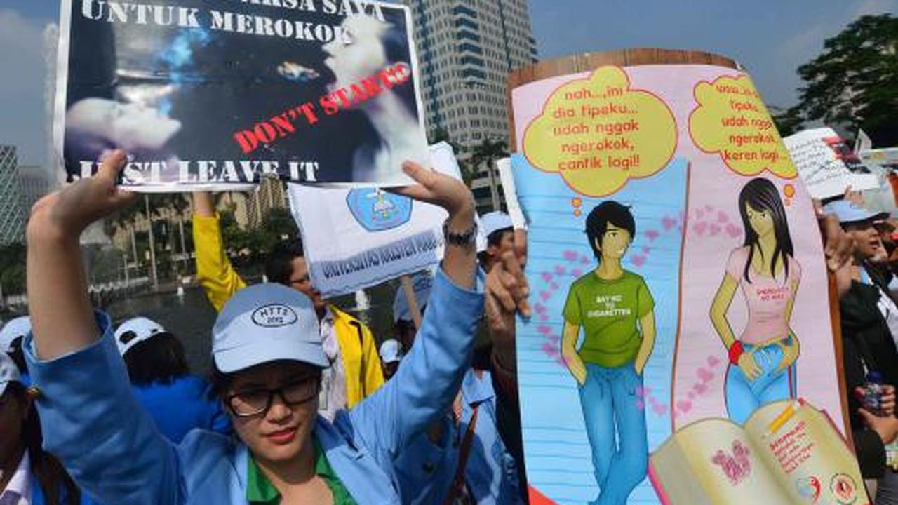 Mahasiswa ajak masyarakat tidak merokok