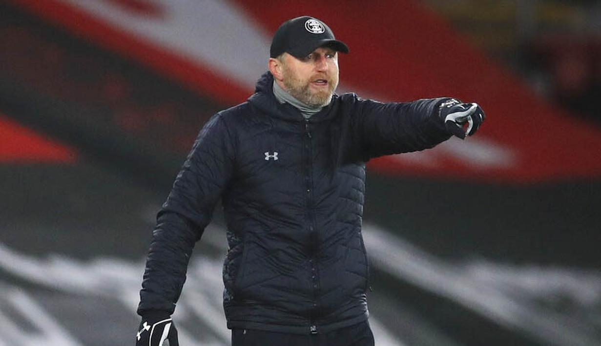 Raihan tiga poin ini membuat Southampton menempati peringkat ke enam klasemen sementara Liga Inggris dengan 29 poin. (AP Photo/Adam Davy,Pool)