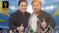 Piala Presiden 2024 - Maruarar Sirait, Selebrasi Arema FC, Erick Thohir (Bola.com/Adreanus Titus)