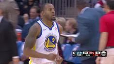 Berita video game recap NBA 2017-2018 antara Golden State Warriors melawan Houston Rockets dengan skor 124-114.