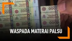 Waspada Materai Palsu, Ini Cara Mudah Mengenali Materai Asli