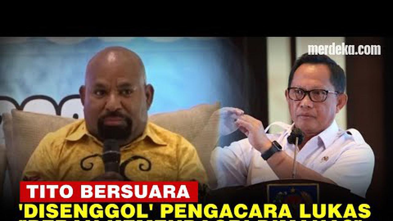 VIDEO: Jawaban Lugas Mendagri Tito: Lukas Sahabat Saya, Masalah Hukum Tak Ikut Campur
