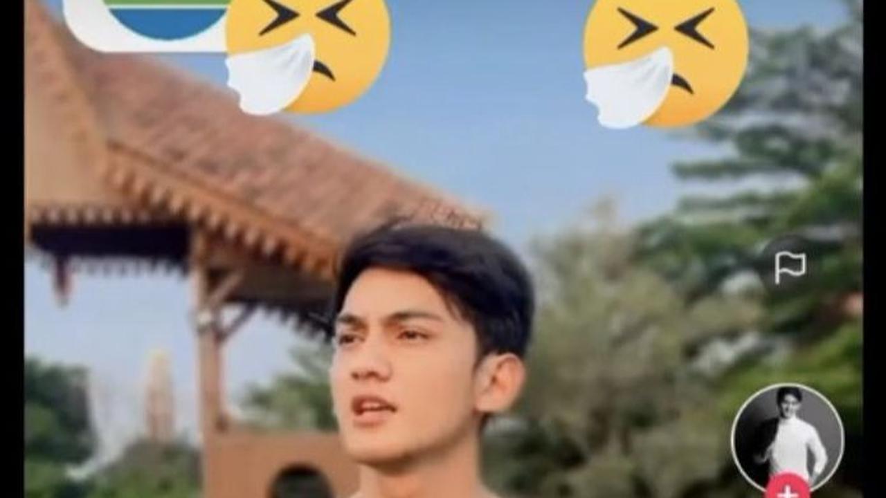 Konten Vicky Kalea yang memarodikan program dan menggunakan logo Indosiar.