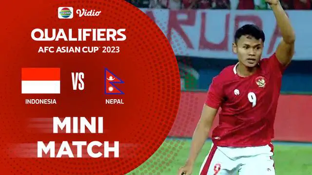 Berita video mini match pertandingan Grup A babak ketiga Kualifikasi Piala Asia 2023 antara Timnas Indonesia melawan Nepal, Rabu (15/6/2022) dinihari WIB.