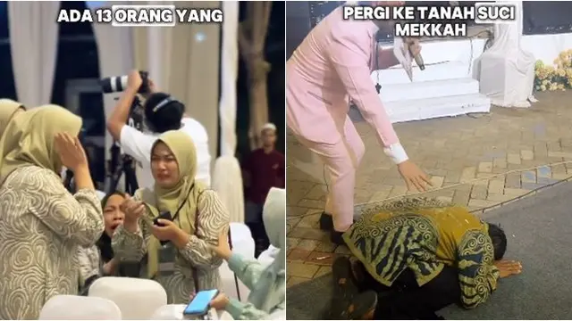 8 Potret Viral Pernikahan Anak Sultan Gresik Bak Pesta Rakyat, Ada Hadiah Umrah