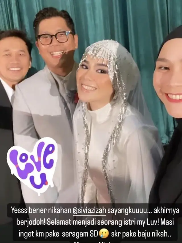 Digelar Terbatas, Ini 6 Potret Artis yang Hadir di Pernikahan Sivia Azizah