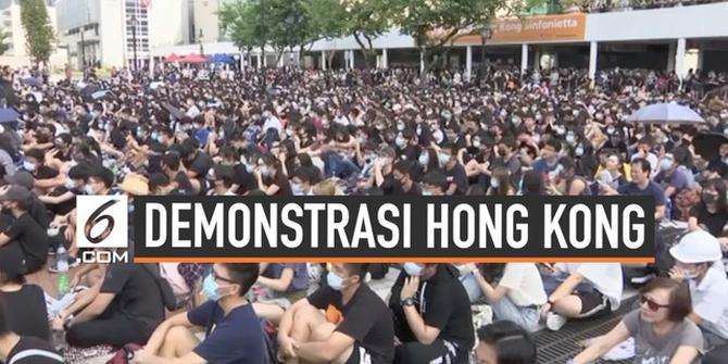 VIDEO: Ramaikan Demonstrasi, Ratusan Pelajar Hong Kong Turun ke Jalan