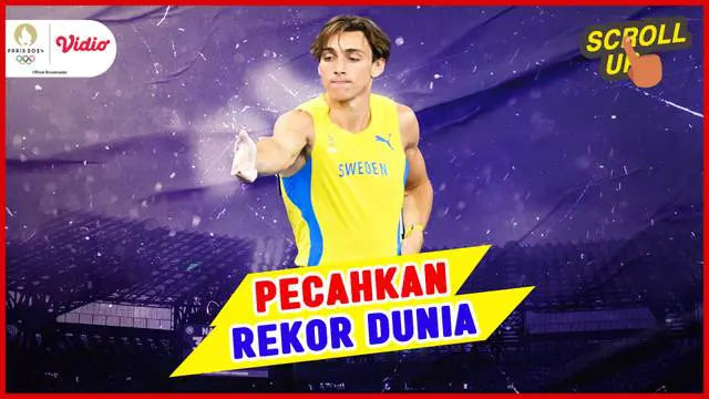 Berita video Scroll Up kali ini membahas tentang atlet Lompat Galah asal Swedia, Armand Duplantis, yang berhasil pecahkan rekor dunia lompat galah dan sabet medali emasi di Olimpiade Paris 2024.