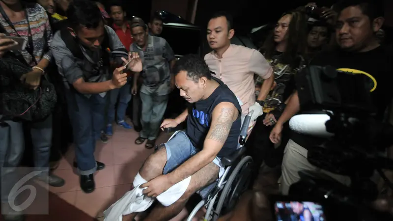 20161229- Supir Perampokan Sadis Pulomas Tiba di RS Polri -Jakarta- Yoppy Renato