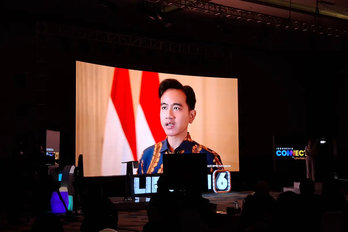 Wakil Presiden Gibran Rakabuming Raka di Indonesia Connect Outlook 2026