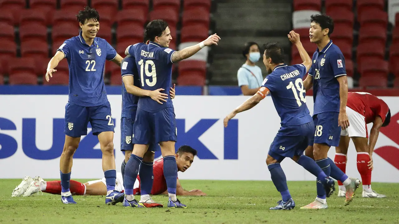 Foto: Tampang Skuad Garuda Usai Babak Belur Dihajar Thailand pada Final Piala AFF 2020