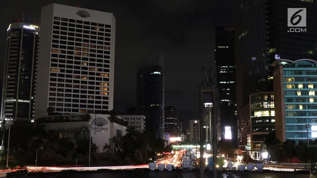 Earth Hour di Bundaran HI