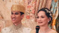 Enzy Storia dan Maulana Kasetra hadirkan nuansa mewah pada busana pengantin kedua (@furrycitra)