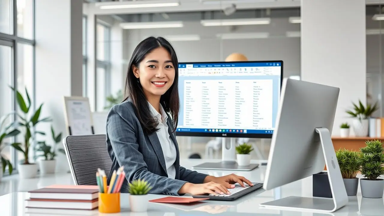 cara mengurutkan abjad di word
