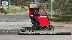 Memiliki bentuk seperti becak dan dapat dilipat sebesar koper, mobil ciptaan pria asal Bosnia ini diklaim dapat atasi masalah lahan parkir.