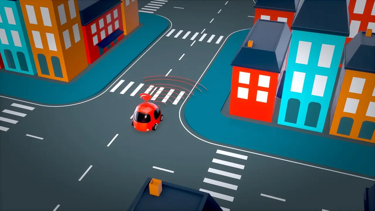 Ilustrasi Mobil Otonomos, Sistem Kemudi Otonomos