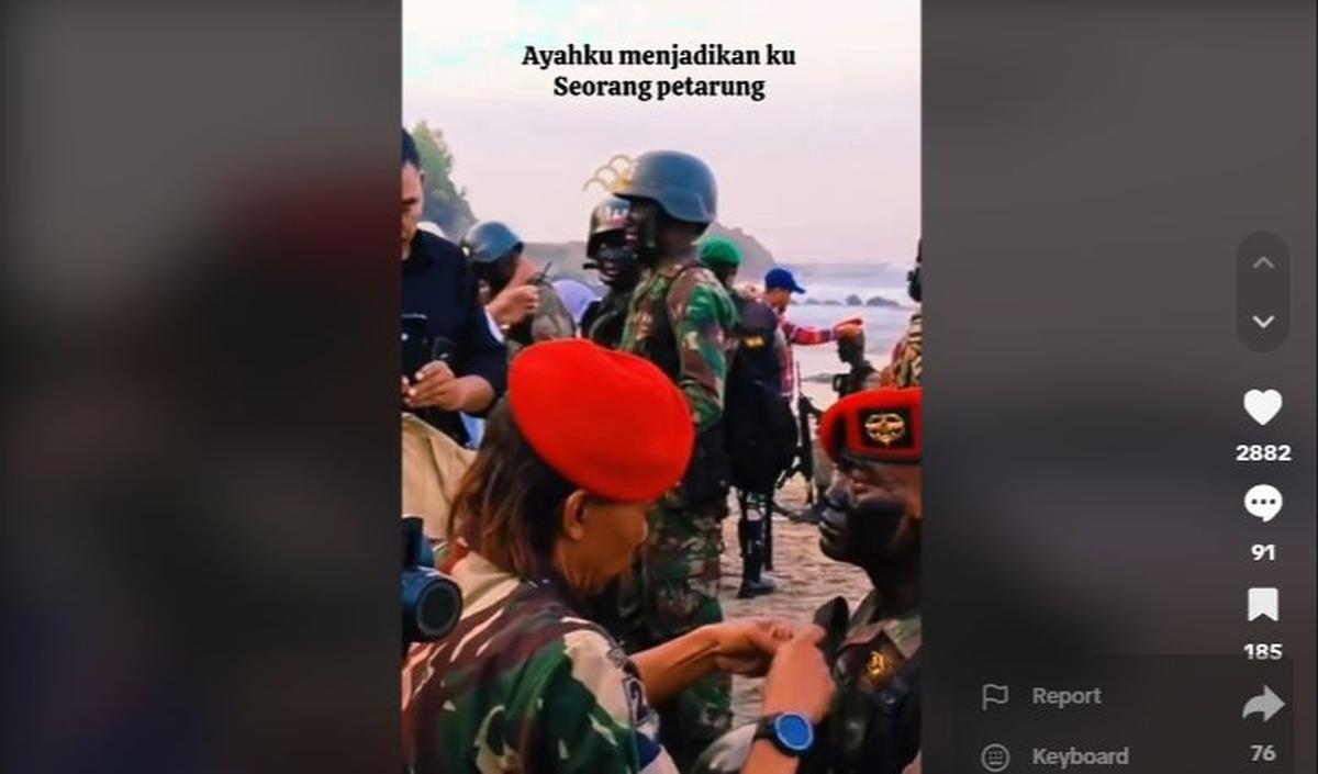 Sosok sang ayah rupanya sukses menjadi sorotan.<br>