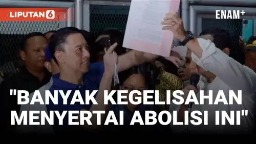 VIDEO: Semua Terdiam, Suara Tom Lembong usai Keluar Penjara
