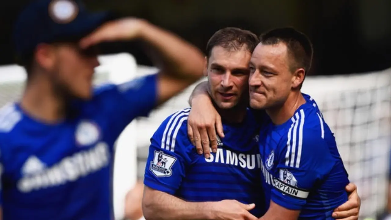 Branislav Ivanovic dan John Terry