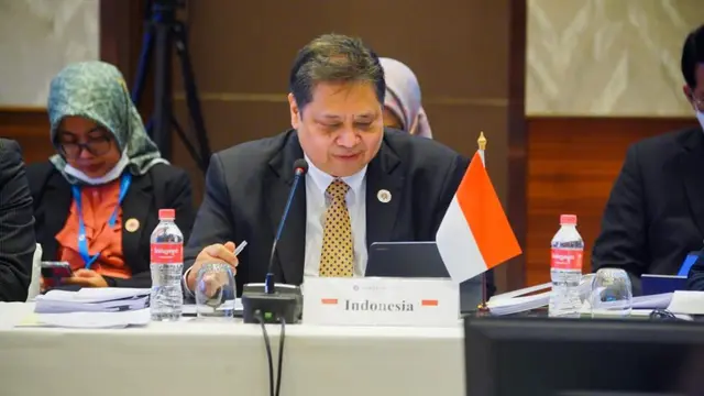 Menteri Koordinator Bidang Perekonomian Airlangga Hartarto. Dalam KTT ASEAN di Kamboja pada 13 November 2022, Indonesia mendapatkan mandat untuk memegang Chairmanship ASEAN 2023. (Dok Kemenko Perekonomian)
