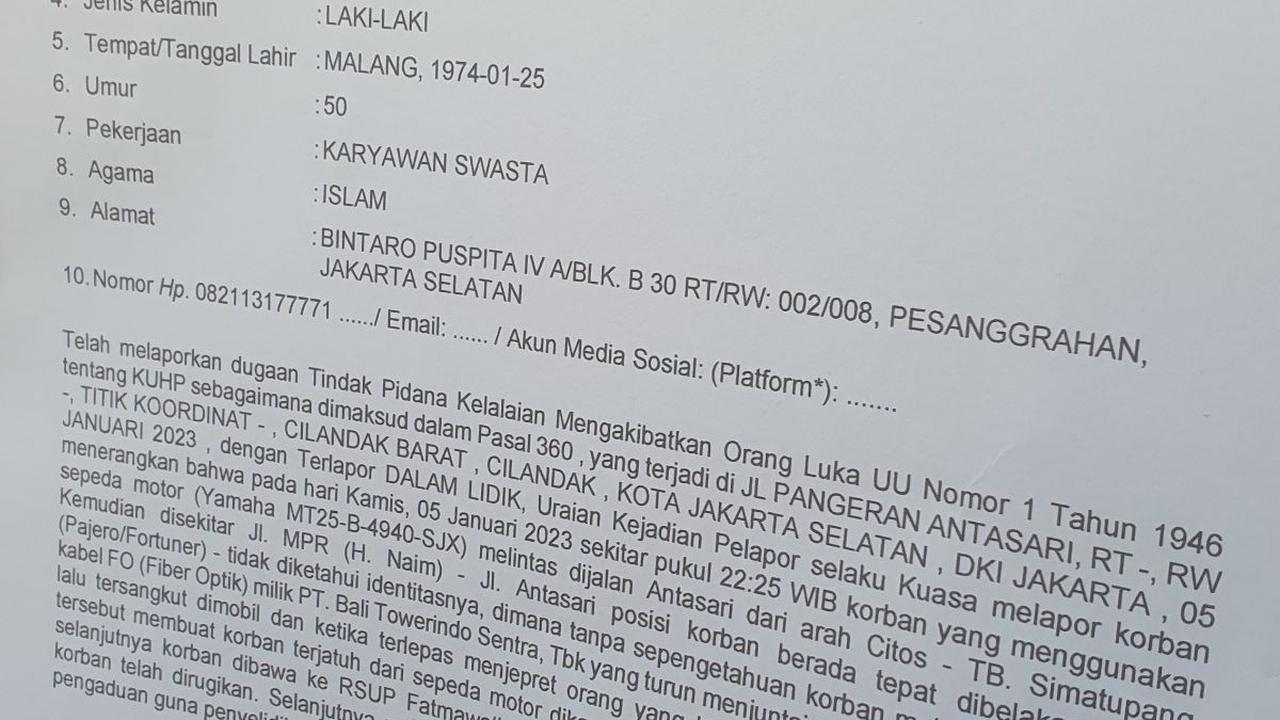Babak Baru Kasus Sultan Rifat, Keluarga Polisikan Perusahaan Pemilik Kabel Optik