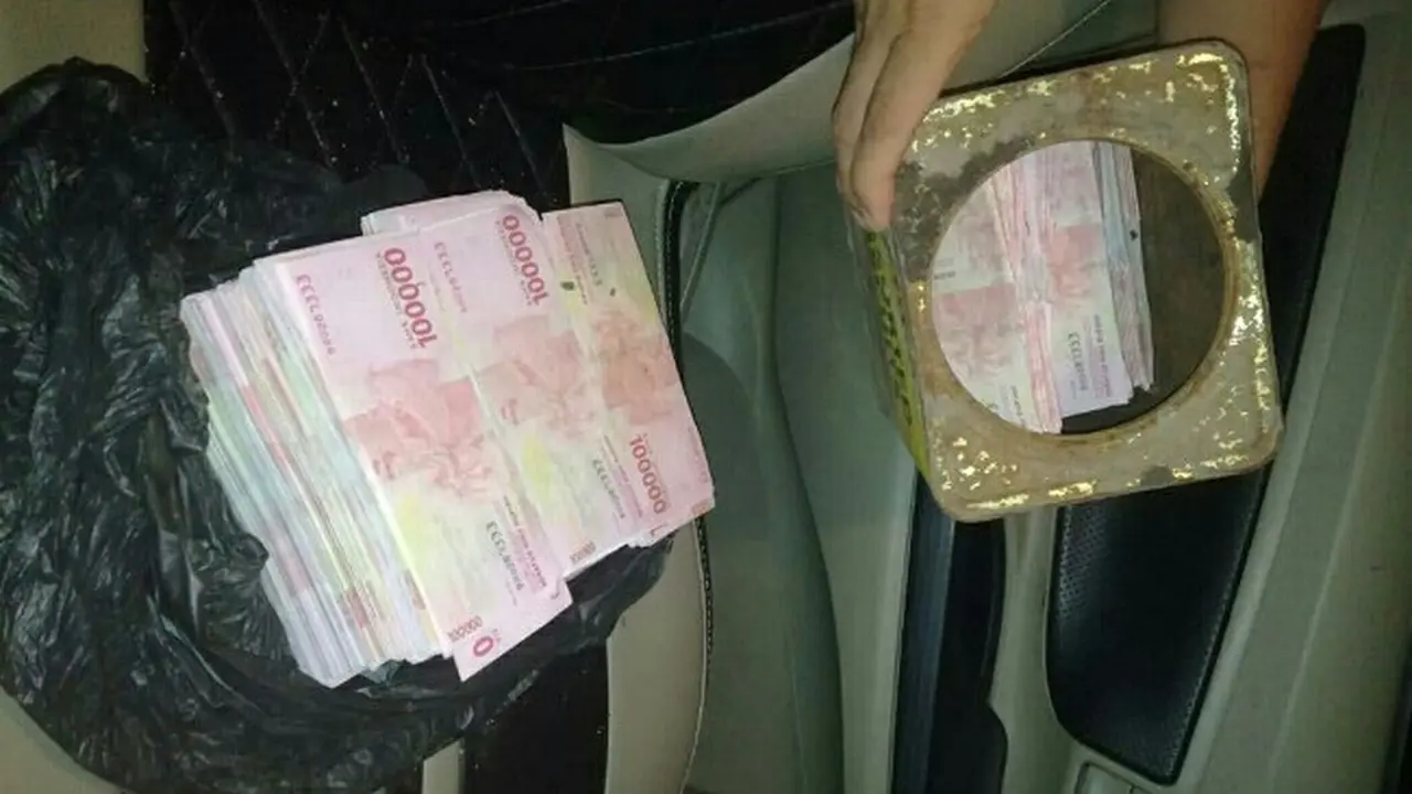 Barang bukti uang palsu yang disita Polres Kota Dumai