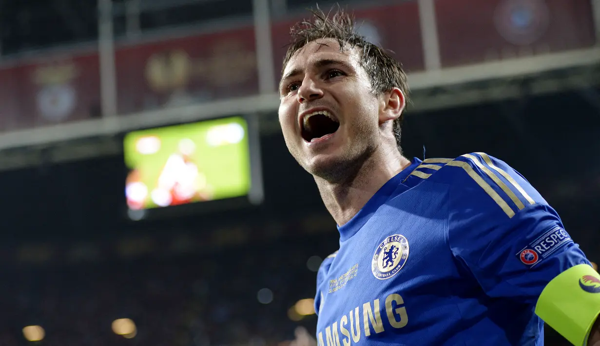 Frank Lampard - Legenda Chelsea ini juga mempunyai catatan penampilan terbanyak di Liga Inggris yakni 609 laga. Catatan itu didapat saat Lampard saat memperkuat tiga klub Liga Inggris, West Ham United, Chelsea dan Manchester City. (Foto:AFP/Adrian Dennis)