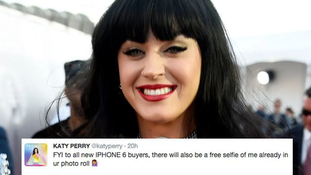 Katy Perry: Ada Foto Selfie Aku di iPhone 6