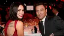 Megan Fox dan Brian Austin Green menghadiri perayaan HUT ke-60 Ferrari di Amerika. Foto diambil 11 Oktober 2014. Pasangan beda usia 13 tahun itu memutuskan bercerai setelah 5 tahun menikah. (Jonathan Leibson/Getty Images untuk Ferrari Amerika Utara/AFP)