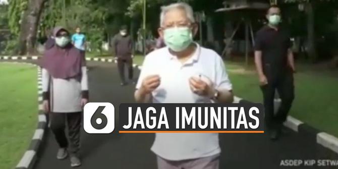 VIDEO: Jaga Imunitas Tangkal Covid-19 Ala Wapres Ma'ruf Amin