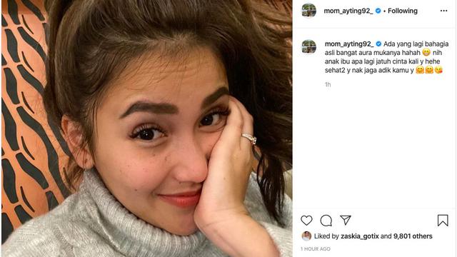 Unggahan Ibunda Ayu Ting Ting