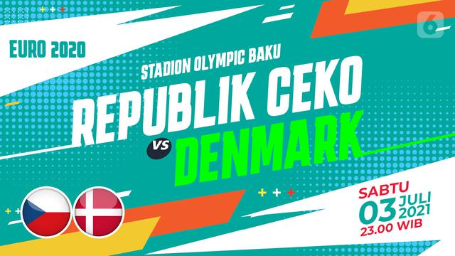 Daftar Susunan Pemain Republik Ceko Vs Denmark dari Babak ...