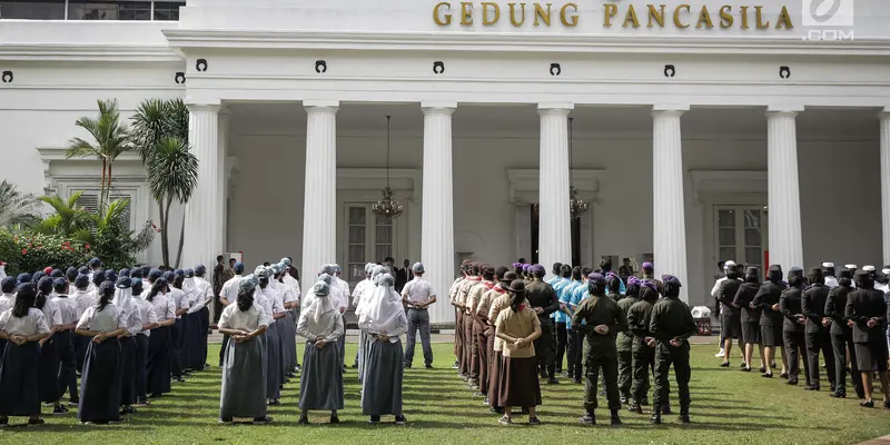 Intip Persiapan Upacara Hari Lahir Pancasila di Gedung Pancasila