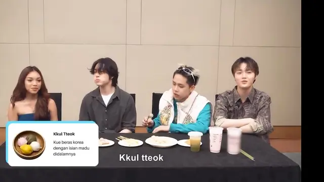 Naura Ayu bertemu boyband Treasure (Foto: YOUTUBE naura.ayu)