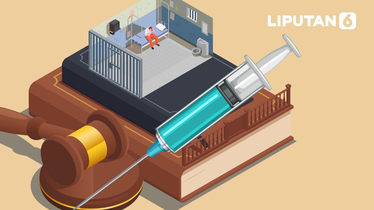 Banner Infografis Herry Wirawan Terancam Hukuman Mati dan Kebiri Kimia. (Liputan6.com/Abdillah)