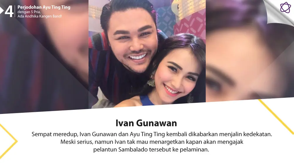 Perjodohan Ayu Ting Ting dengan 5 Pria, Ada Andhika Kangen Band! (Foto: Instagram/ivan_gunawan, Desain: Nurman Abdul Hakim/Bintang.com)