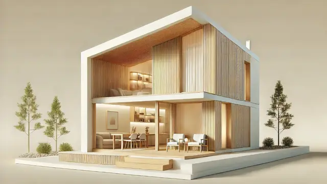 Rumah Minimalis Modern dengan Konsep Skandinavia (Foto: Rizka Nur Laily via ChatGPT)