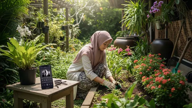 Rekomendasi Lagu Religi Temani Ngabuburit Sambil Berkebun, Ngurus Tanaman Makin Syahdu