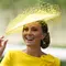 Kate Middleton tampil mendaur ulang busana lama untuk Royal Ascot 2026. (dok. AP Photo/Alastair Grant)